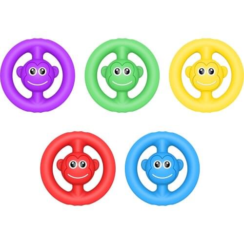 Children Grip Fidget Hand Grip Toy Silicone Safe Stress Relief Sensory Decompression Toy For Kids With Screaming Design