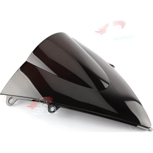 SMOKE BLACK DOUBLE BUBBLE WINDSCREEN FOR HONDA CBR1000RR 2012 2013 2014 2015 2016