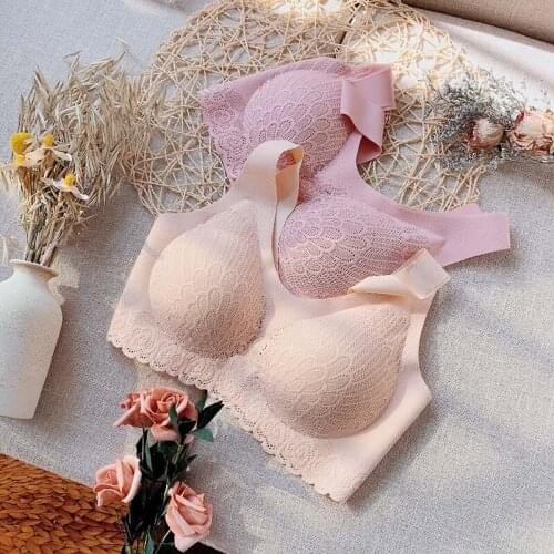 Hot 5 Colors Bras for Women Hot 2021 Newest 5D Wireless Contour Bra Lace Breathable Underwear Seamless for Sports Yoga Running