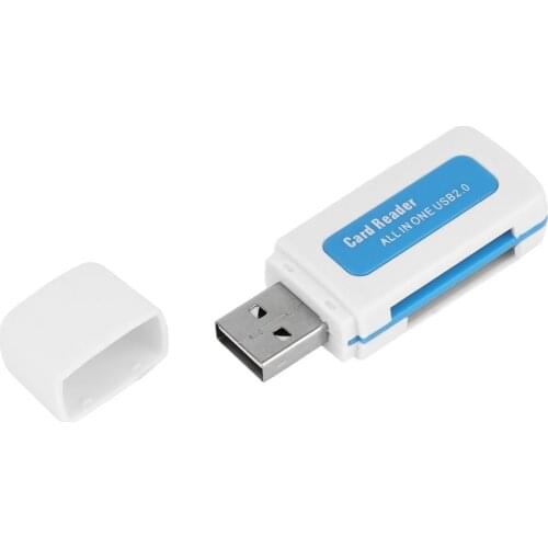 Protable USB 2.0 4 in 1 Memory Multi Card Reader for M2 for SD for SDHC DV Micro for Secure Digital Card TF Card