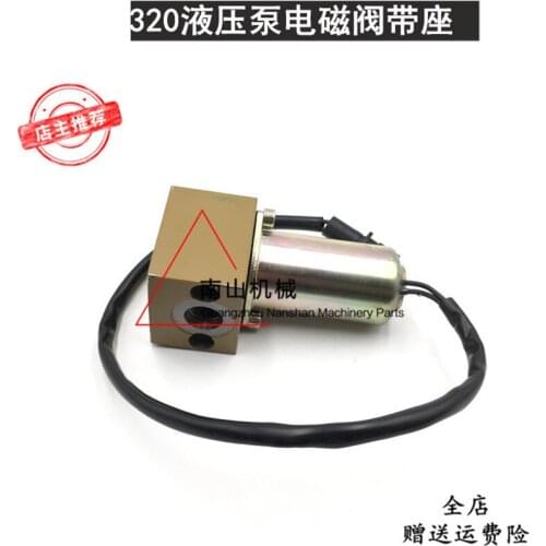 Excavator 320 hydraulic pump solenoid valve seat, proportional solenoid valve assembly excavator accessories 139-3990