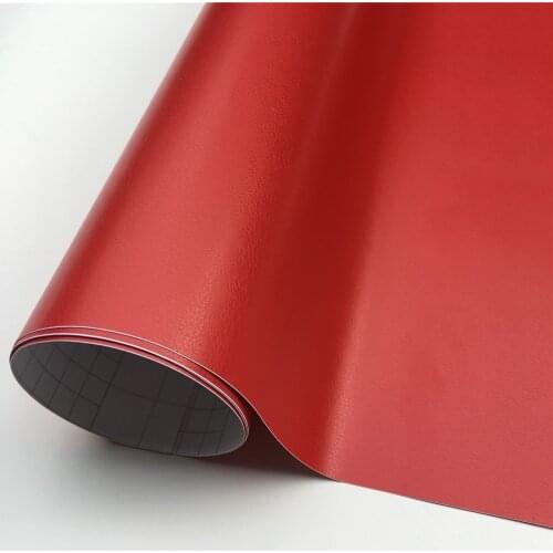 Red Leather Vinyl Wrap Sheet Film DIY PVC Interior Decoration Film Automobile Motorcycle Dashboard Bike Console Decal Wrap
