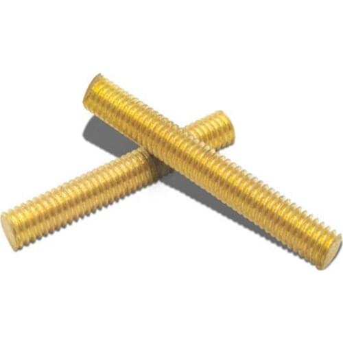 Copper screw rod Copper straight screw copper double head tooth M8 M10 M12*60 70 80 90 100