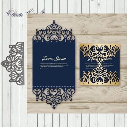 Metal Cutting Dies Stencils Beautiful lace for DIY Scrapbooking Album Stamp Paper Card Embossing Stencil