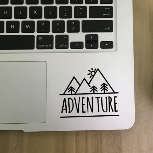 Mobile Phone Sticker Adventure Quote Laptop Decal Decoration, Outdoor Mountain Camp Vinyl Sticker Car Window Decoration