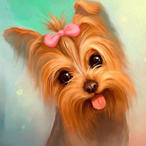 Animal Dog DIY Cross Stitch 11CT Embroidery Kits Craft Set Printed Canvas Cotton Thread Home Decoration Hot Sell Dropshipping