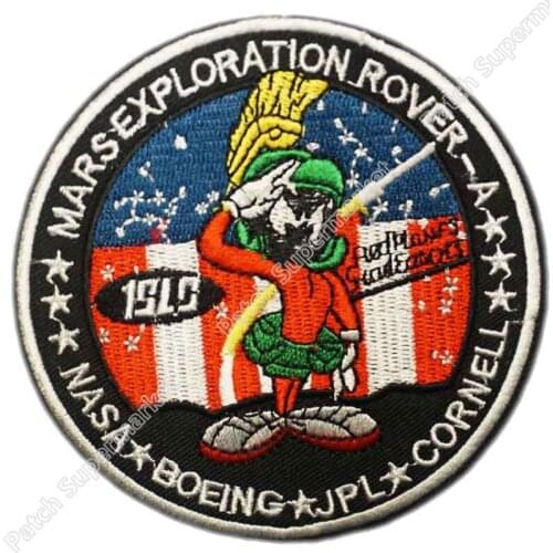 4" MARS EXPLORATION ROVER BOEING JPL CORNELL SPACE THE MARTIAN Embroidered Iron On Sew On Patch