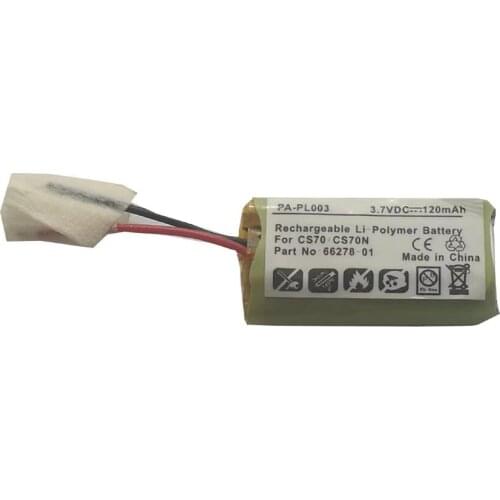 New 3.7V 120mAh Li-Polymer Battery Suitable for Plantronics CS70 AWH75N SAVI 730 headset battery Rechargeable Replacement