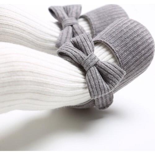 Autumn Baby Infant Girl Anti-Slip Casual Bow Sneakers Soft Soled Toddler First Walkers