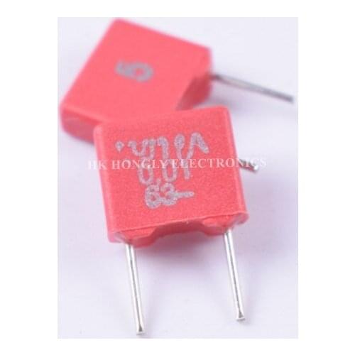 30PCS MKS2 63V 0.01UF 0.015UF 0.022UF 0.033UF 0.047UF 0.068UF 10NF 15NF 22NF 33NF 47NF 68NF P=5mm Film Capacitor