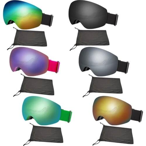 Professional Ski Snowboard Goggles Anti-fog Snowmobile Sunglasses Dual Lens for Winter Skiing