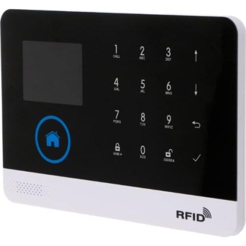Home Security Wireless WIFI GSM GPRS Alarm System APP Remote Control RFID Card Kit