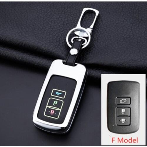 Zilly light Car Key Case For Toyota Camry 2012 2.5v 2.5g 2.5s Smart Remote Fob Cover Keychain Protector Bag Auto Accessory