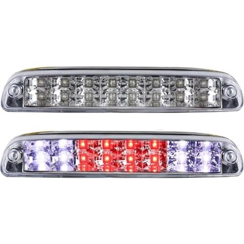 LED 3rd Third Brake Tail Light Rear Stop Lamp Clear For GMC Sierra Chevy Silverado 2014 2015 2016 2017 2018