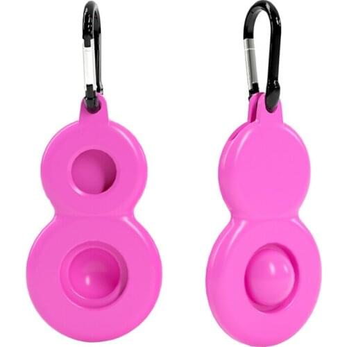 Luminous Gourd Keychain Sensory Fidget Toys for Kids Adult Anxiety Relief Autism Toy Hand Fidget Toys Keyring Accessaries Gifts