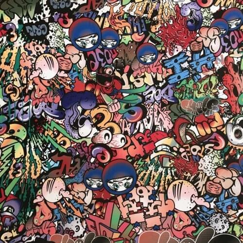 Waterproof Vinyl Sticker Bomb Vinyl Sticker For Luggage Computer Skateboard Car Motorcycle Decal