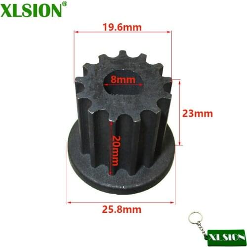 XLSION 13T Scooter Electric Motor Front Gear Pinion Sprocket Belt Pulley