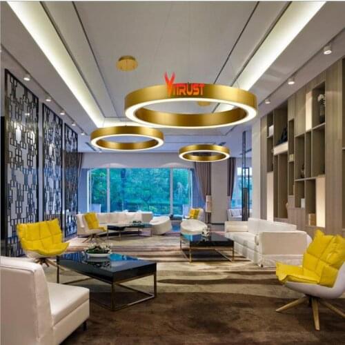 Golden Pendant lamps Hanging Light Modern Hanglampen Nordic Lighting Fixture Home Lights Lampara colgante Living Dinning room