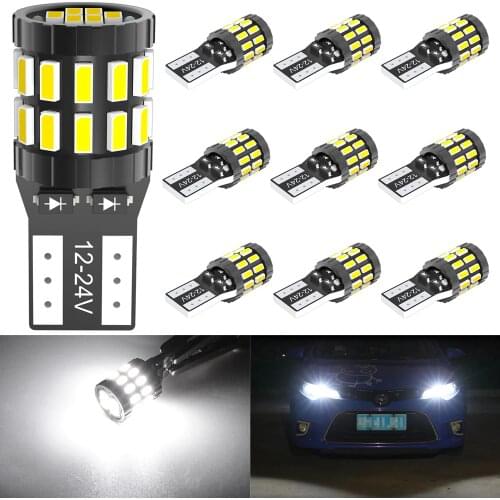 10 T10 W5W Car Led Canbus Bulbs 168 194 Car Parking Lights For Honda Civic 2006-2011 Accord CRV Auto Interior Light Trunk Lamp