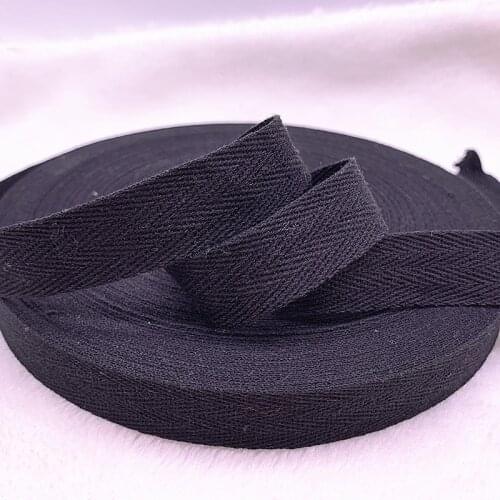 3yards/lot 10mm/20mm Herringbone Tape Ribbons 100% Cotton Woven Ribbon Sewing Wedding Decoration DIY Fabric Crafts #10