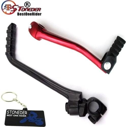 STONEDER Aluminum Folding 11mm Gear Shifter Lever Steel 16mm Kick Starter Lever For Chinese Made 140cc 150cc 160cc Pit Dirt Bike