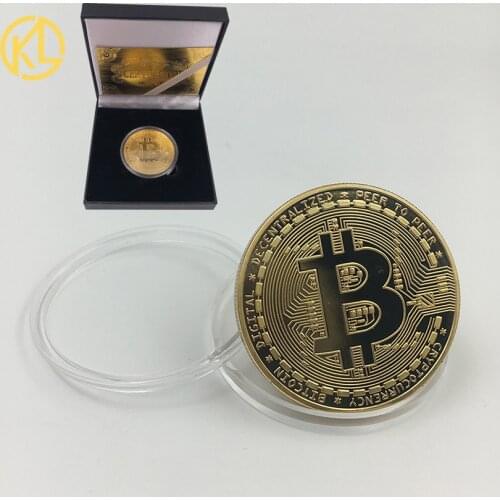 Free Shipping 36 Designs Bitcoin BTC /Ada / Crypto Ethereum Ether/Dash/DeogeCoin Non-currency Coin Collection with Nice Gift Box