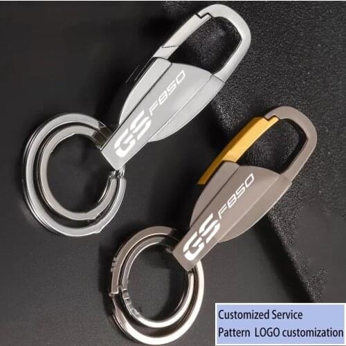 Alloy key ring keychain with logo key for BMW GS F850GS F850 F850GS F850GS 2018 2019 2020 accessories
