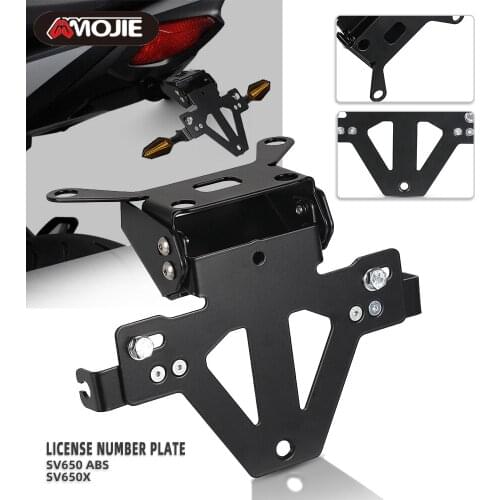 SV650 Rear Tail Tidy Number License Plate Holder Fender Eliminator kit FOR SUZUKI SV650 ABS 2015 2016 2017 2018 2019 2020 2021