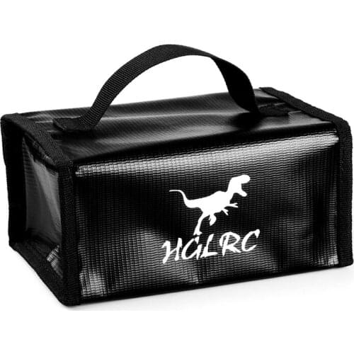 HGLRC KRATOS Fireproof Explosionproof Battery Safe Bag 120x180x80mm Lipo Charging HandBag for RC Model Airplane FPV Racing Drone