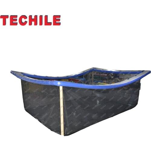 Quality Guarantee Double Layer Yacht Pool float Ocean Inflatable Sea Swimming Pool with Net