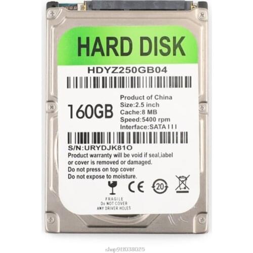 HDD SATA USB Adapter Cable 80/120/160/250/320/500GB for PC Laptop Internal Mechanical Hard Drive Disk F04 21 Dropship