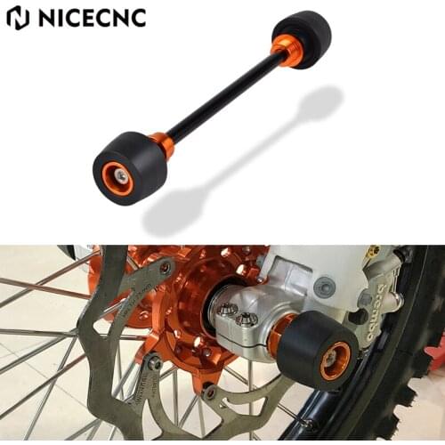 Motorcycle 22mm Front Axle Slider Fork Protector For KTM EXC EXCF XC XCF XCW SX SXF TPI SD 6D 125 200 250 350 450 500 2016-2021
