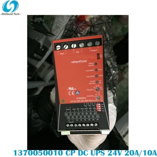Original Weidmüller 1370050010 CP DC UPS 24V 20A/10A Rail Switching Power Supply Single Phase 100% Tested BeforeShipment