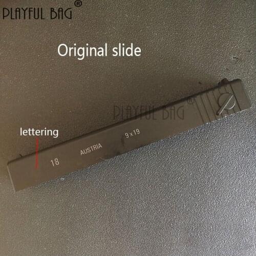 PB Playful bag Outdoor sports STD G18 sliding sleeve original accessories tactical modified water bomb gun piece OD132