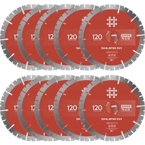 10PCS Tile Cutting Saw Blades for ShiJing Tile Marble Cutting Machine Angle Grinder Emery Original Saw 106MM/120MM Aperture 20MM