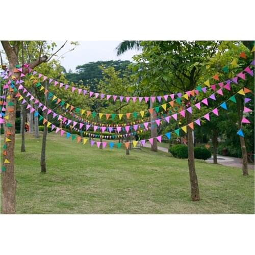 Multicolor Pennant Banners Flags Colorful Party Garland Decorations for Party Decor