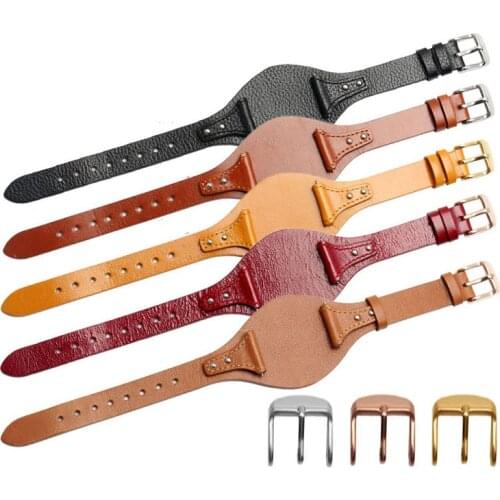 Quick release genuine Leather watchband for f-ossil ES4114 ES4113 ES3625 ES3616 female watch strap 18mm Fashion bracelet