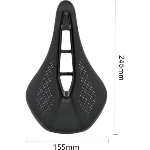 MTB Bicycle Saddle Mountain Bike Saddle Bicycle Cycling Skidproof Saddle Seat Silica Gel Seat Black Road Bike