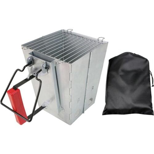 Charcoal Chimney Starter BBQ Grill Small Chimney Starter Cubes Quick Release Outdoor Camping Accessory Compact