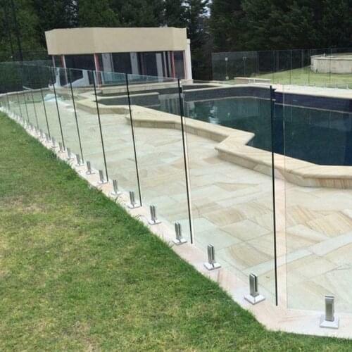 Spot Floor Standing Stairs Balcony Pool Glass Spigots Post Balustrade Railing Clamp Clips Best Price