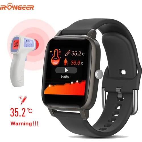 T98 Bluetooth smart watch men women pedometer sport bracelet fitness monitor body temperature ECG PPG smartwatch android 2021