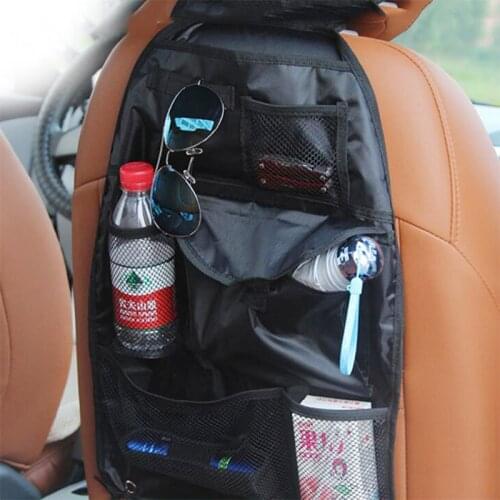 Universal Waterproof Car Back Seat Organizer Storage Bag Multi Pocket Hanging Pouch Assorted 58cmx38cm Oxford Cloth Back Bag