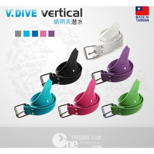 V.DIVE Free Diving Professional Free Latent Quick-Release Steel Clasp with Rubber Scuba Diving Equipment Weight Belt