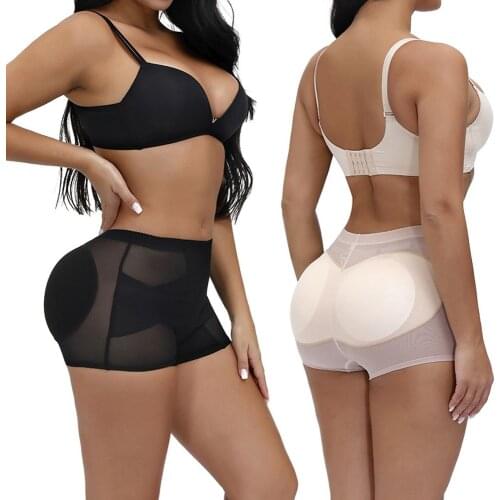 Women Shaper Padded Butt Lifter Pants Fake Ass Mid-Waist Buttocks Leggings Female Underwear Slimming Safety Panty Sexy Lingerie