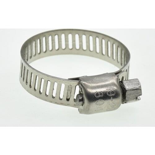 2PCS/Lot 304 Stainless Steel Hose Clamps Worm Drive high qulity Hose Clamp - Fuel Pipe Tube Clips water