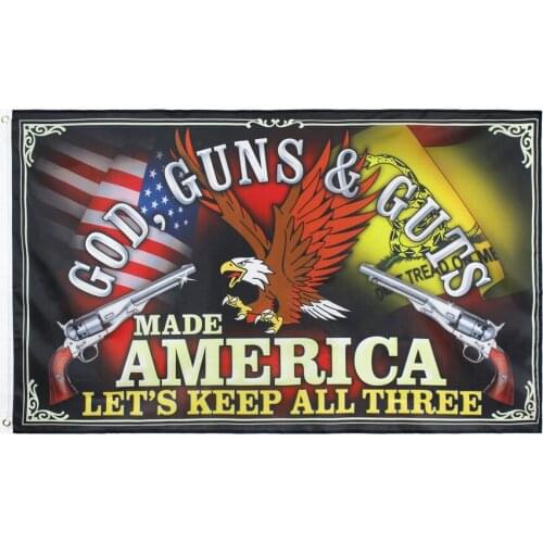 90x150cm Double Gun Eagle flag for decoration