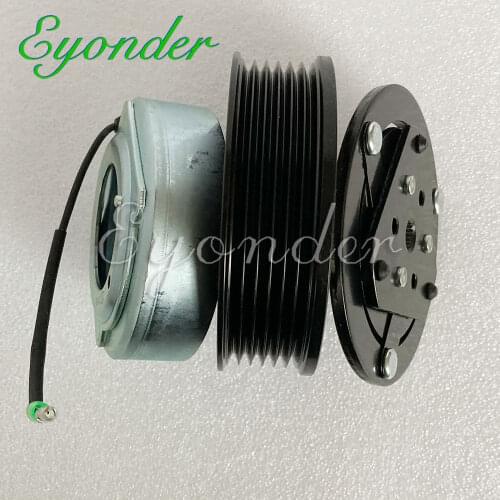 A/C Air Conditoning Cooling Pump Compressor Clutch Assembly Pulley Set for Peugeot 4007 Citroen C-CROSSER 2.2 7813A330 7813A426