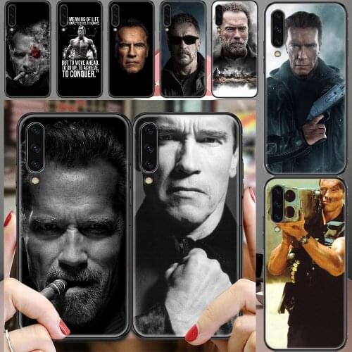 Arnold Strong Schwarzenegger Phone case For Samsung Galaxy A 3 5 7 8 10 20 21 30 40 50 51 70 71 E S 2016 2018 4G black fashion