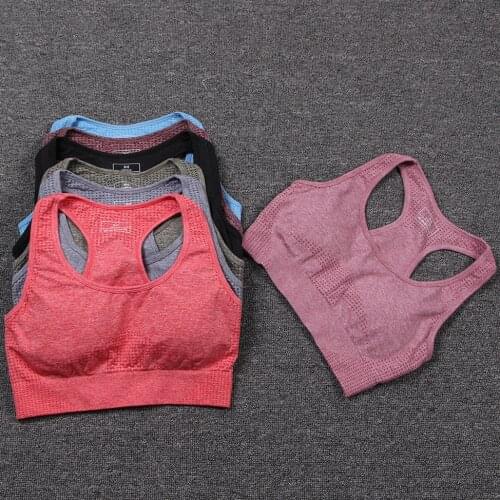 Seamless Yoga Bra Sports Bra Women Fitness Push Up Sport Bra Running Workout Crop Top Mujer Brassiere Sport Femme Gym Clothing