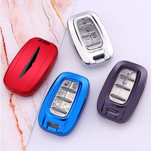 Car key cover case Fob For Jeep For Chrysler Dodge Car Auto Accessories Keychain Ring